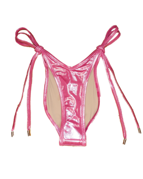 水着・ラッシュガード room 306 CONTEMPORARY Shiny Pink Bikini Rosa Tinkini Bottom – thehcmstudios